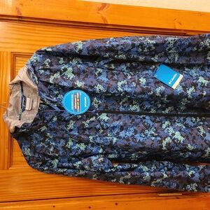 Columbia Blue and Green Outdoor Jacket